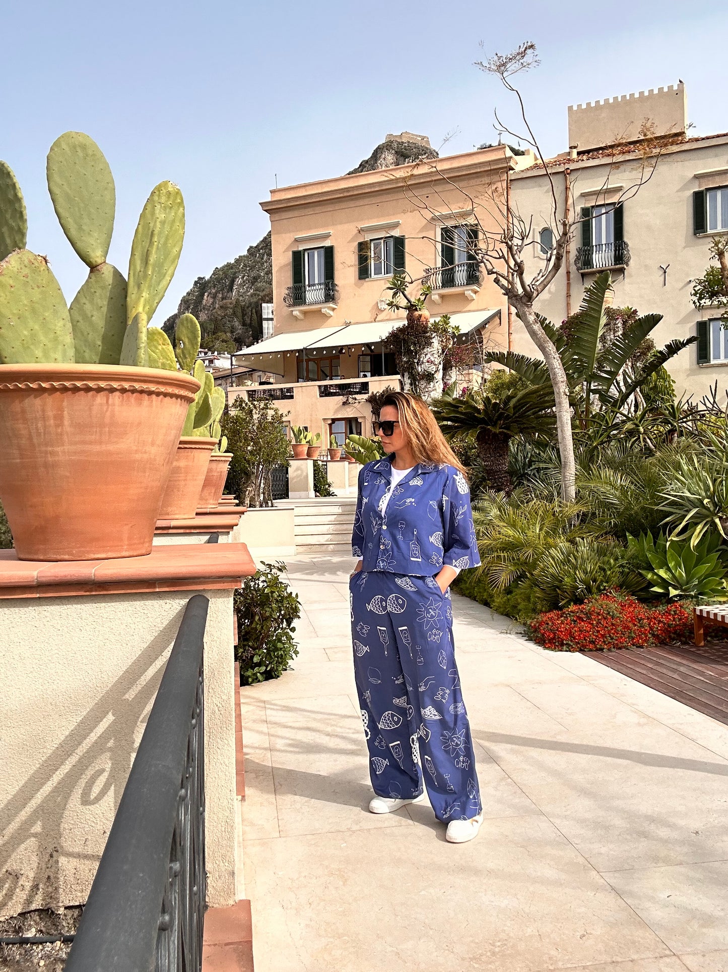 Blue Ciao Bella Pants set