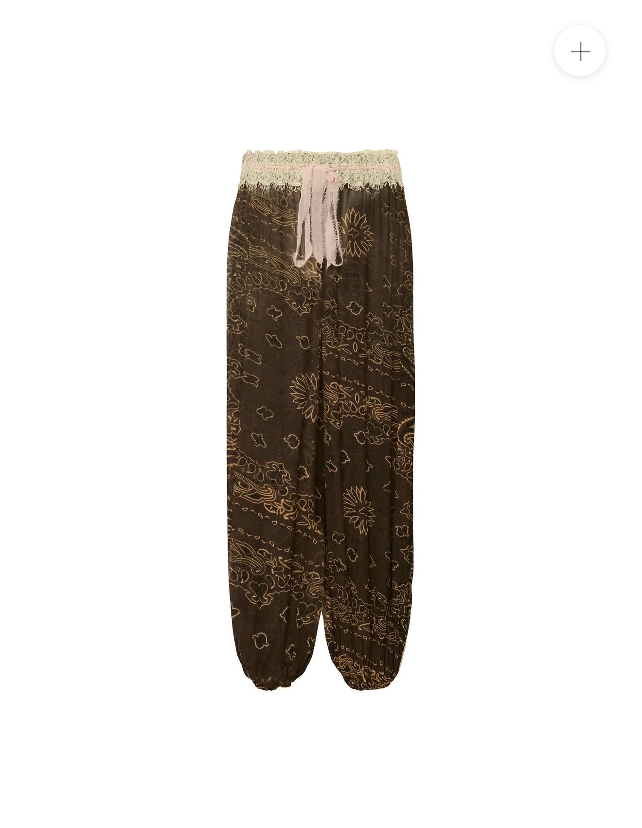 Olivia Paisley Chiffon Pants