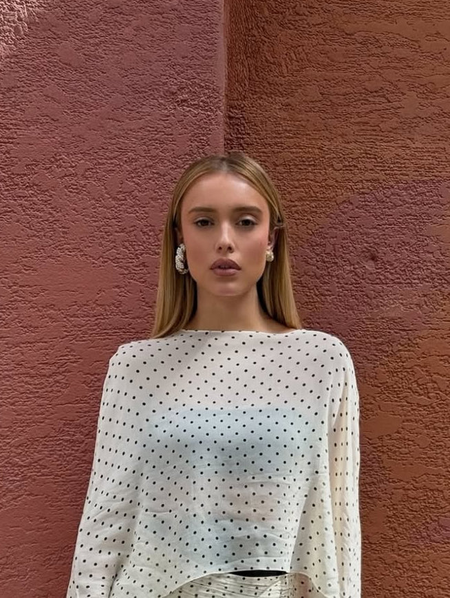 The Grace Cape Blouse