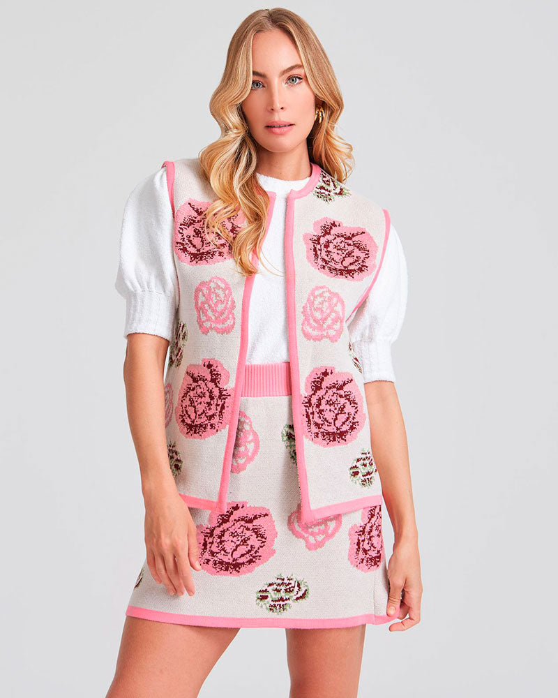 FLOWERS GARDEN VEST