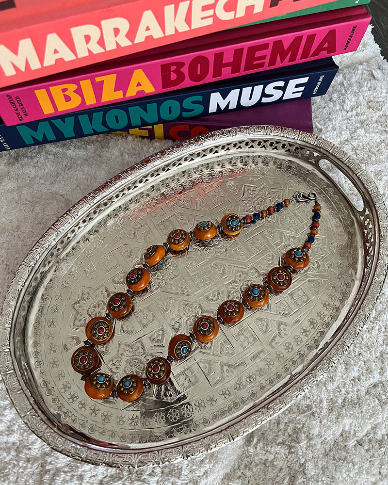 AMBER STONE NECKLACE II