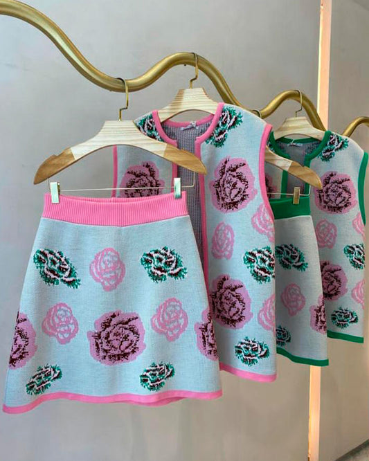 FLOWERS GARDEN SKIRT