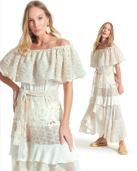 Patchwork Lace Dress